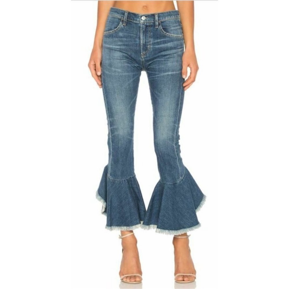 NWT Citizens of Humanity, Flare Drew High- Rise Jeans CHACHACHA